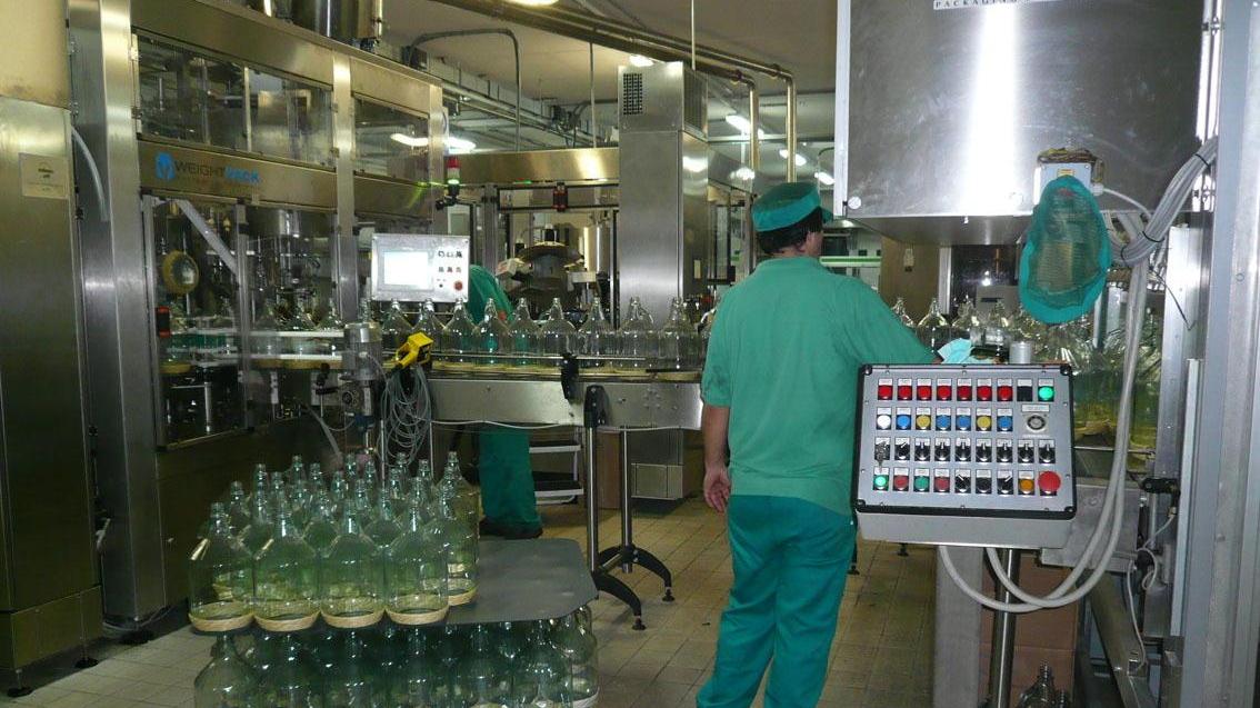 La lavorazione all'Oleificio