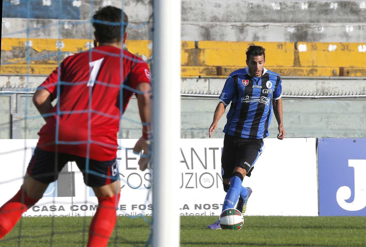 Moreno Beretta, autore del gol del Pisa a Gubbio