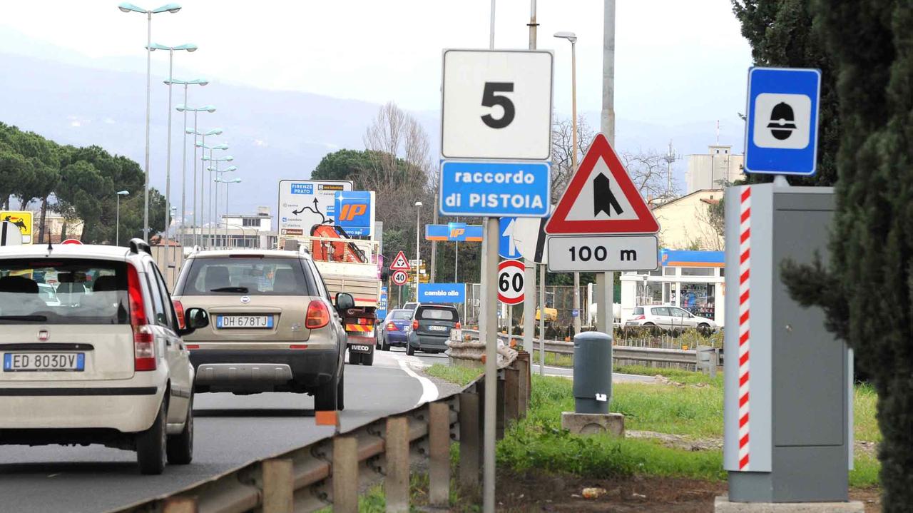 Un autovelox sulle strade pistoiesi