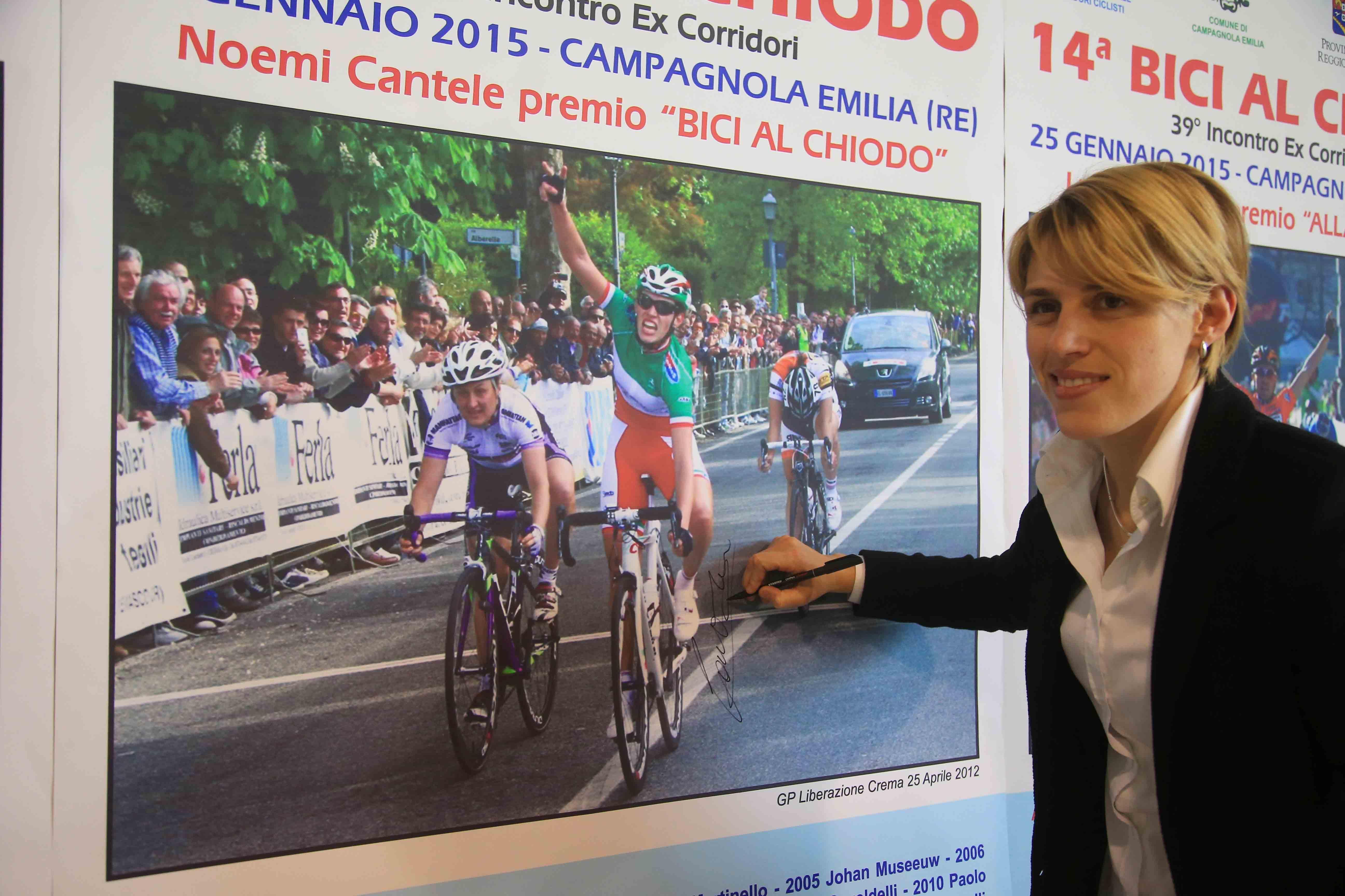 I big del ciclismo in passerella, Cantele prima donna premiata 