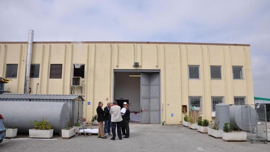 L’ex sede delle lavanderia Dusmann a Poggio Gagliardo dove verrà realizzato il centro cottura di Serenissima Ristorazione
