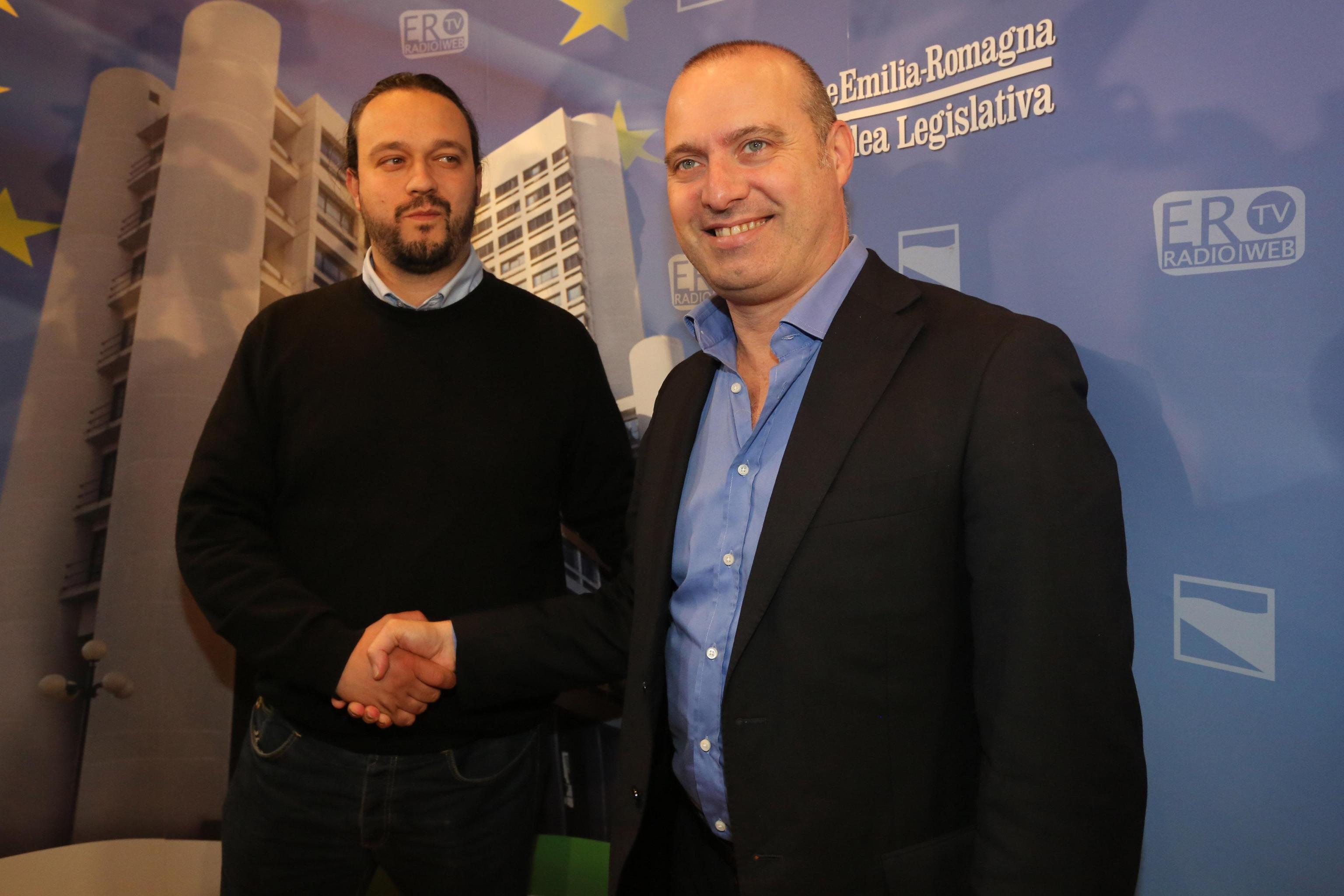 Alan Fabbri e Stefano Bonaccini