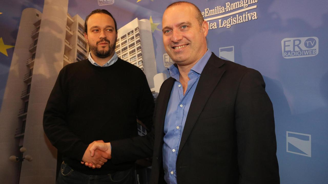 Alan Fabbri e Stefano Bonaccini