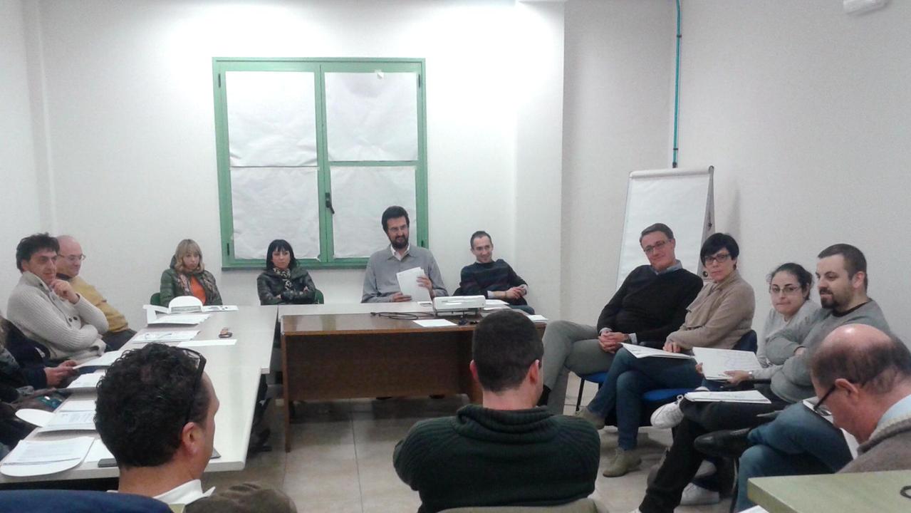Un momento della riunione delle aziende calzaturiere di Monsummano