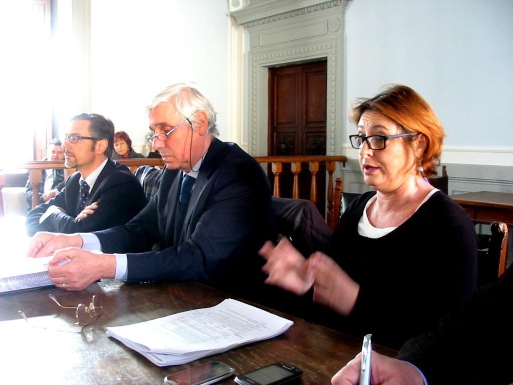 Il sindaco di San Marcello Silvia Cormio col direttore generale dell'Asl Roberto Abati