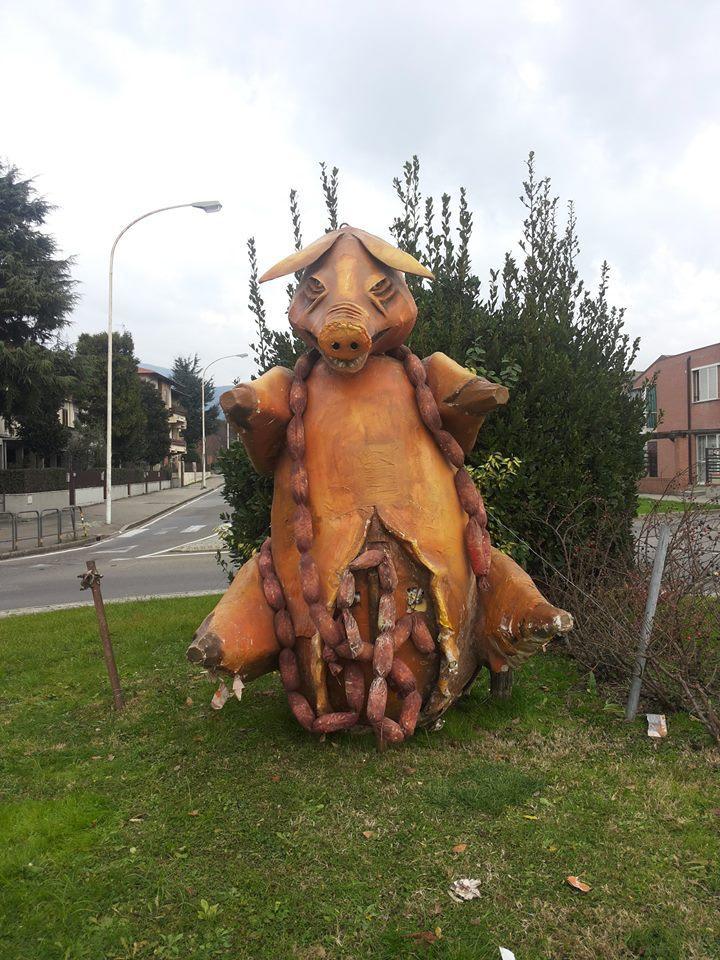 La maschera/statua incriminata