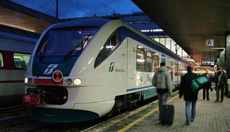Un treno regionale a Santa Maria Novella 
