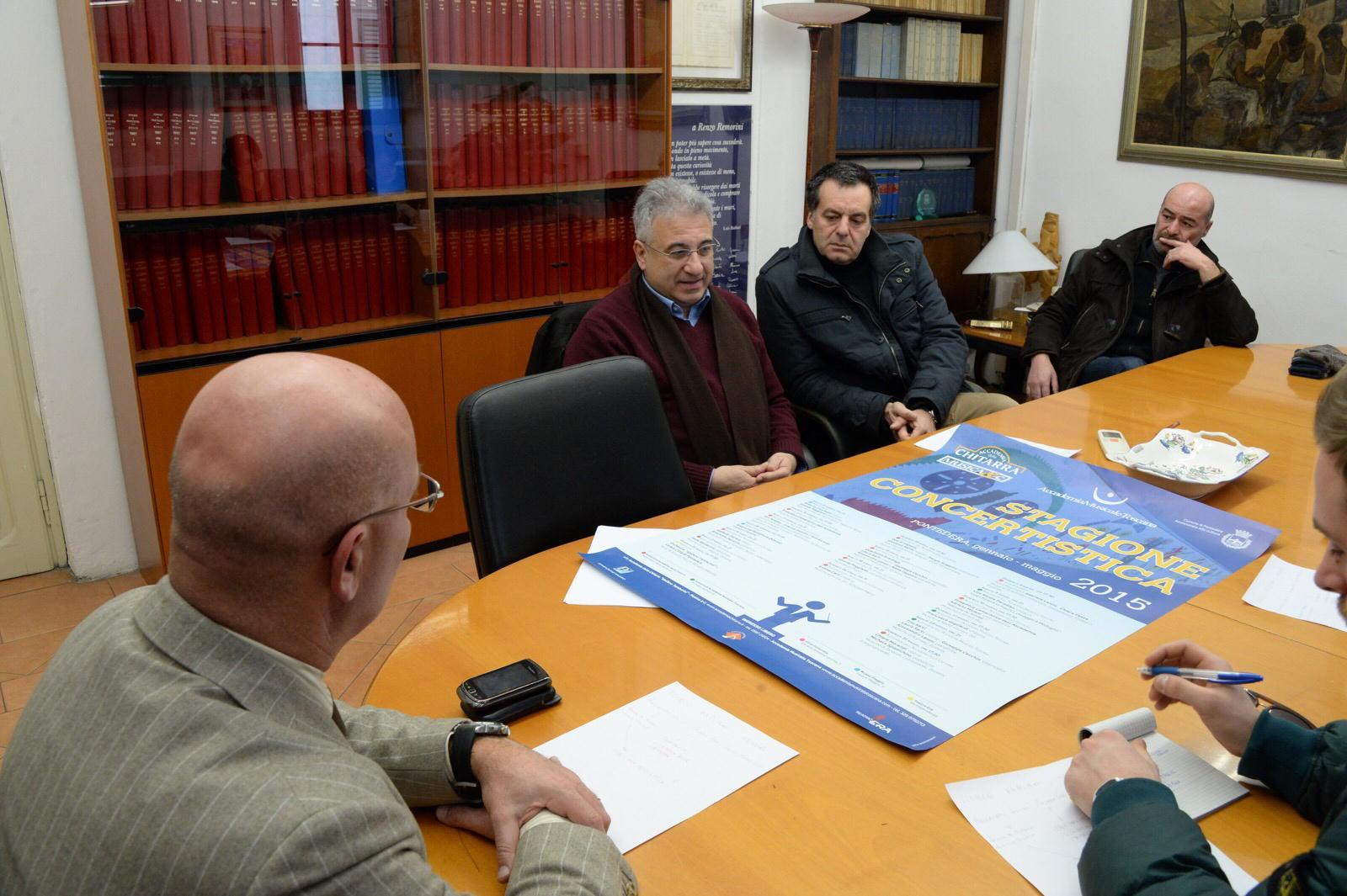 Un momento della conferenza stampa di presentazione della stagione (foto Franco Silvi)