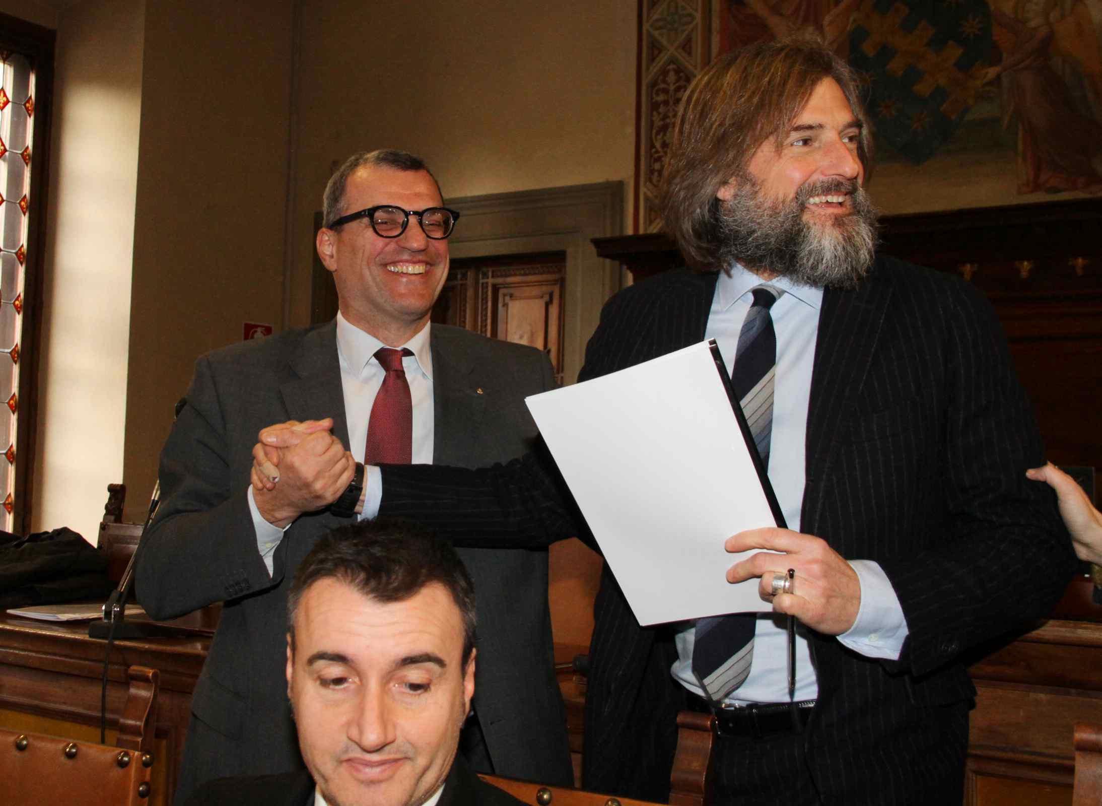 La firma del Patto per il lavoro sicuro in Comune