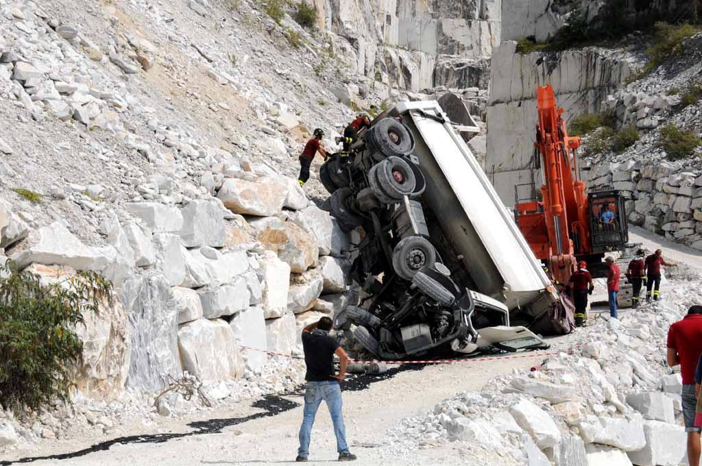 L'incidente mortale in cava