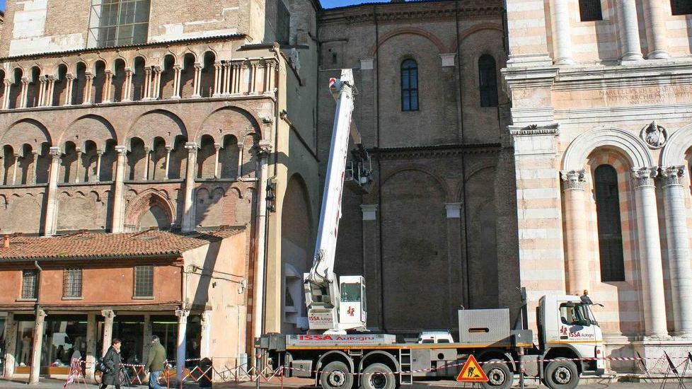 Controlli esterni nella Cattedrale