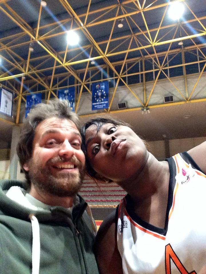 Isabelle Yacoubou col marito Simon Fulciniti 