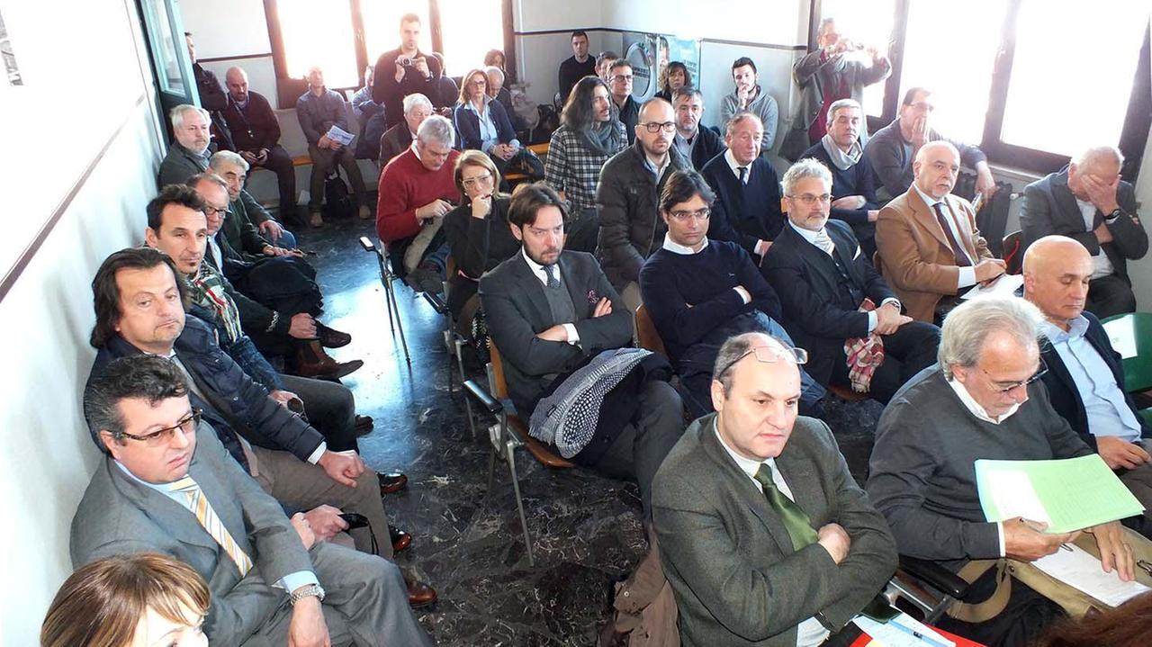 Il connegno sul porto di Piombino (foto Paolo Barlettani)