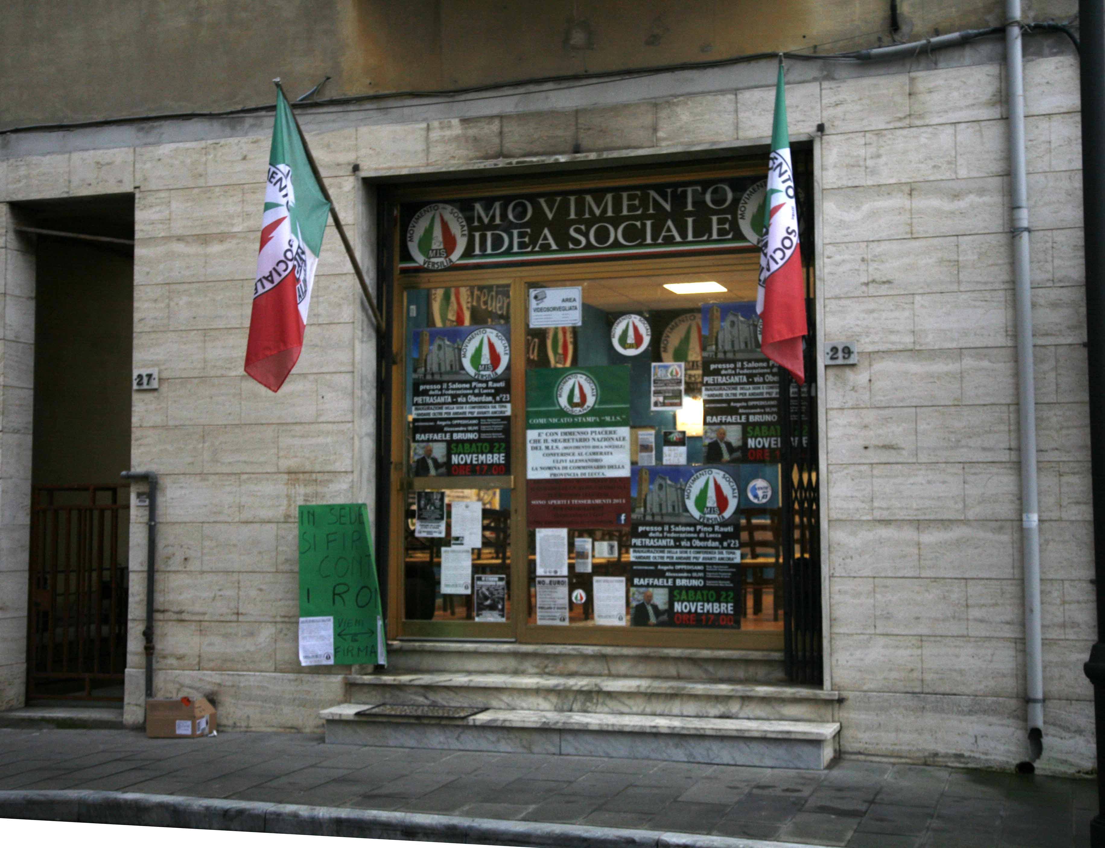 La sede del Mis a Pietrasanta