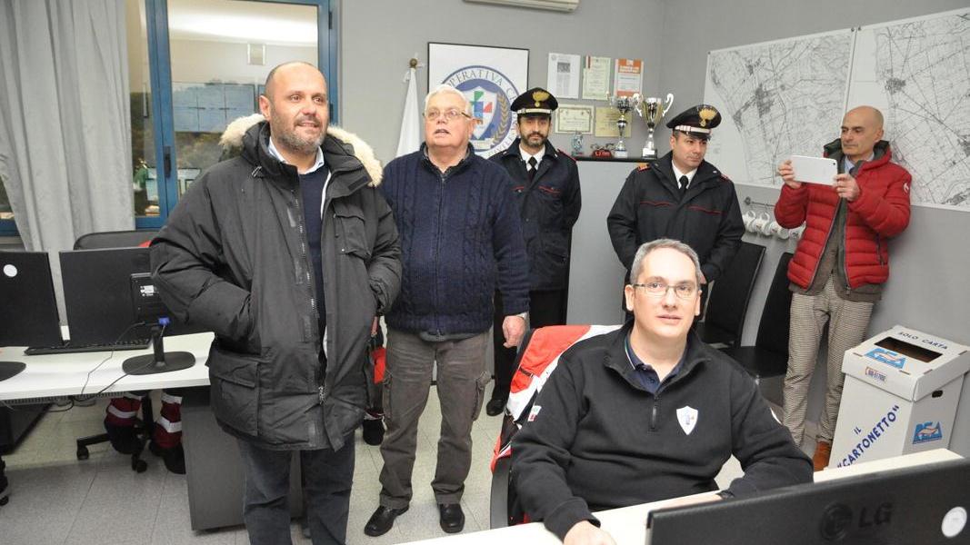 La nuova sala della Protezione civile