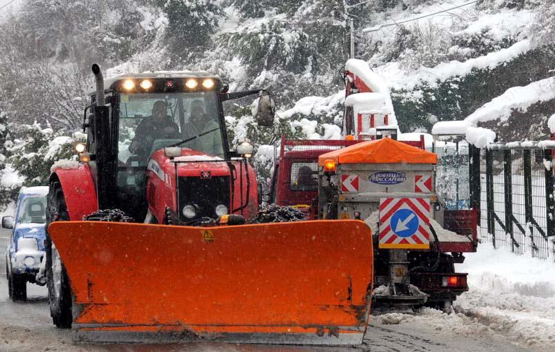 E' allerta neve in molte zone della Toscana