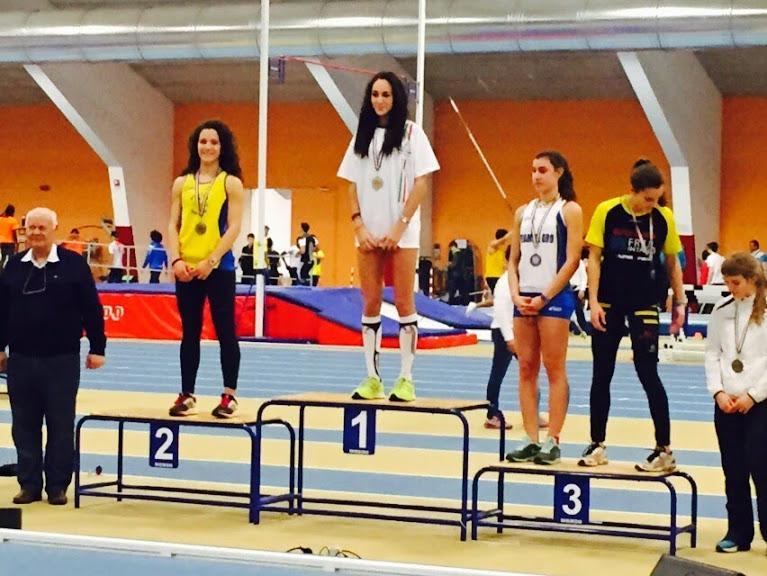 Erica Marchetti sul podio