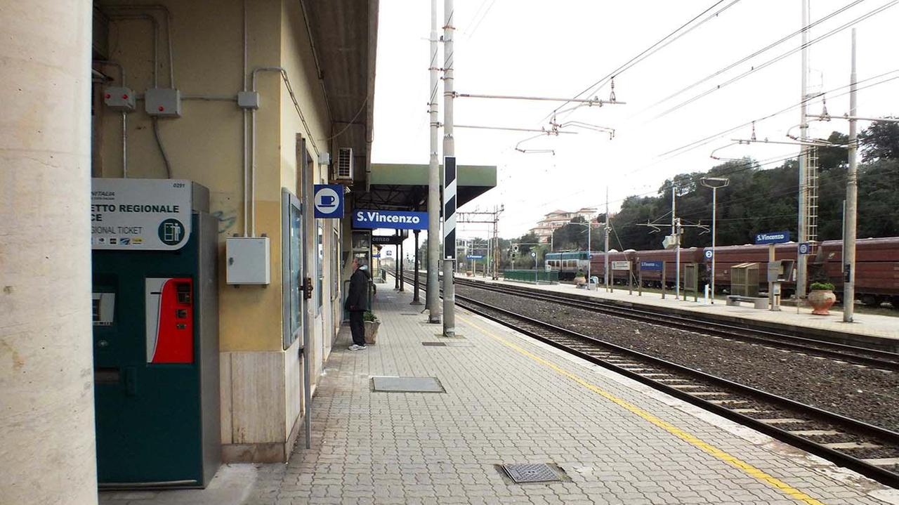 Uno scorcio della stazione di San Vincenzo