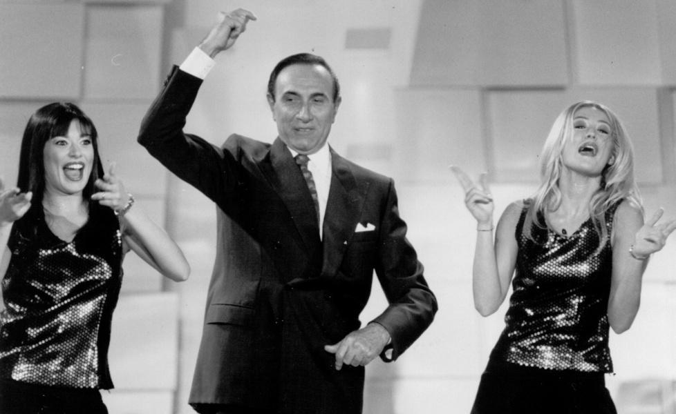 Pippo Baudo al Teatro Verdi al tempo di "Serata d'onore"