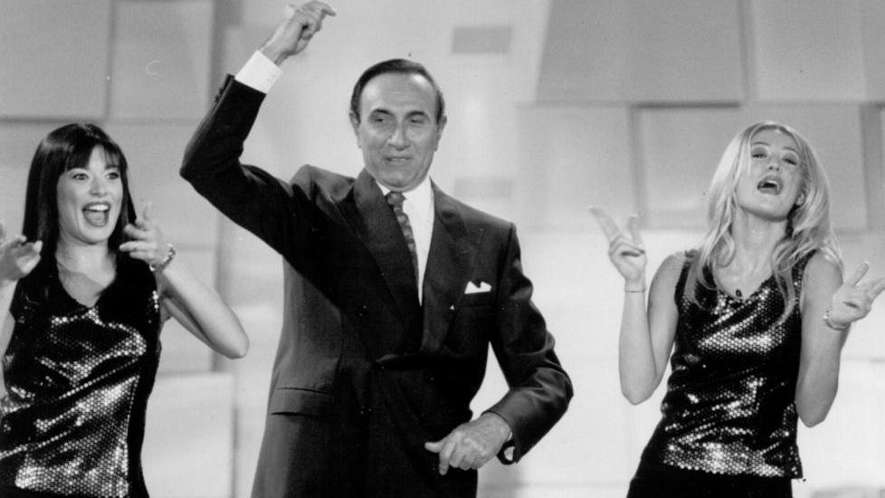 Pippo Baudo al Teatro Verdi al tempo di "Serata d'onore"