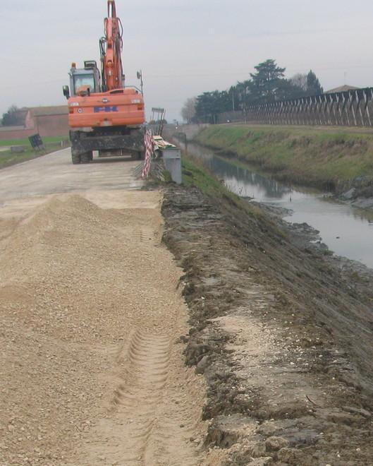 Canal Bianco, lavori ok A breve riaperta la strada 
