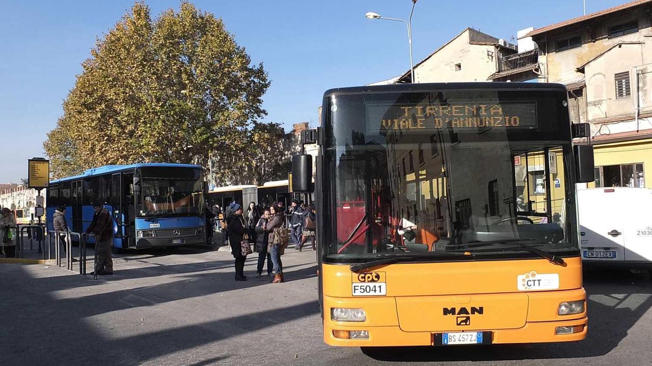 Il deposito della Ctt Nord in via Sant'Antonio