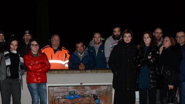 Sigilli al contatore, condominio a secco