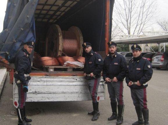 Recuperato rame per 65mila euro 