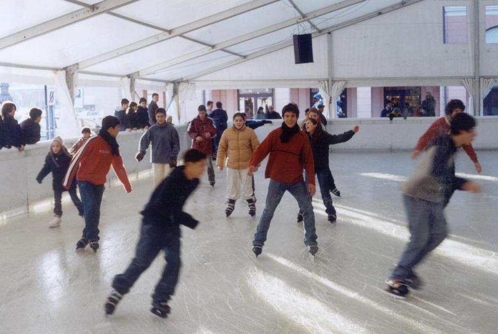La pista del ghiaccio presenze da record