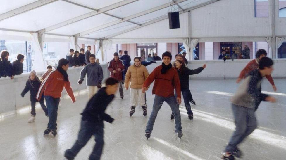 La pista del ghiaccio presenze da record