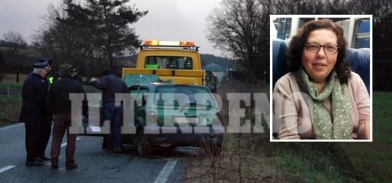 Il luogo dell'incidente e Gaetana Corriera, la vittima