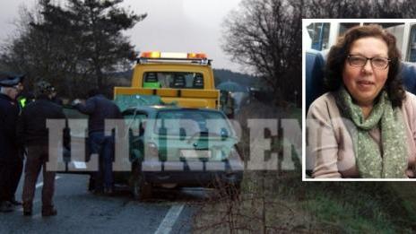Il luogo dell'incidente e Gaetana Corriera, la vittima