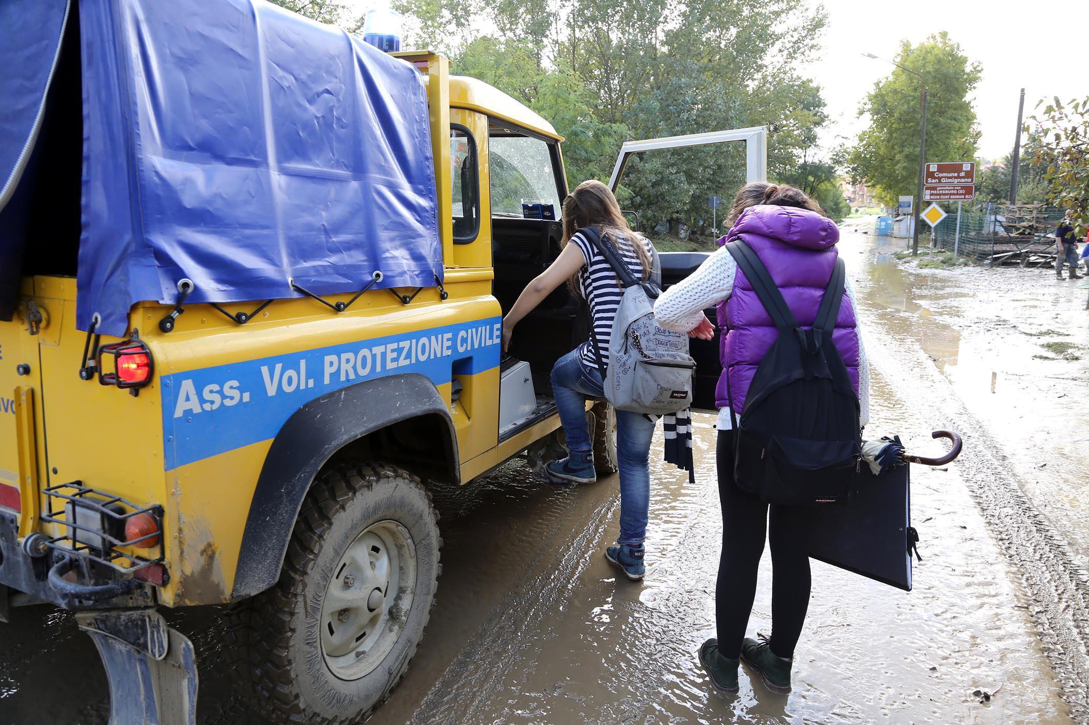 Un intervento della protezione civile (foto d'archivio)