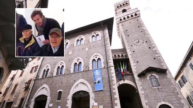 Oriano Bracci (a sinistra) con Stefano Ferrini (al centro)