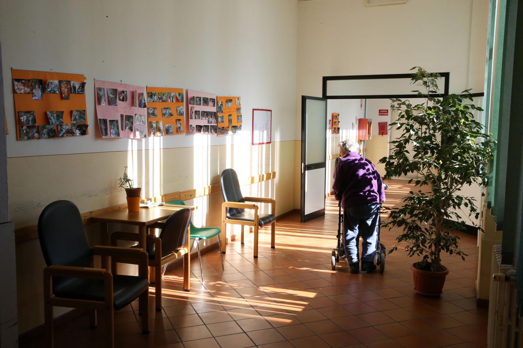 Un'immagine della casa di riposo di San Domenico di Pescia (foto Nucci)