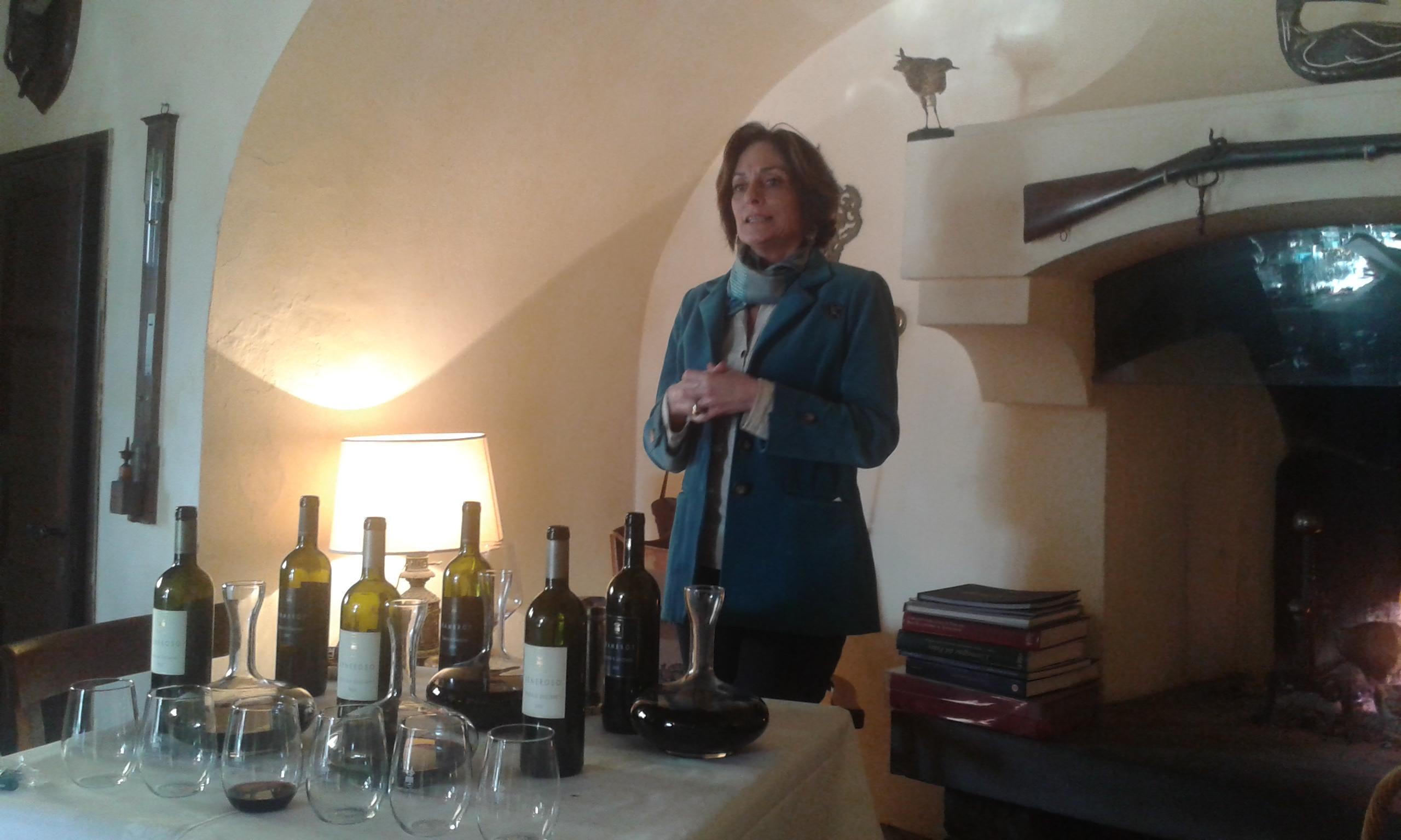 Ginevra Venerosi Pesciolini durante il "Wine Day"
