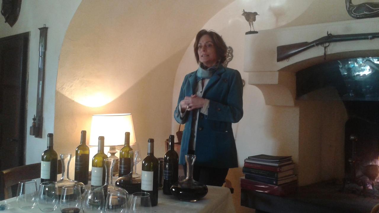 Ginevra Venerosi Pesciolini durante il "Wine Day"