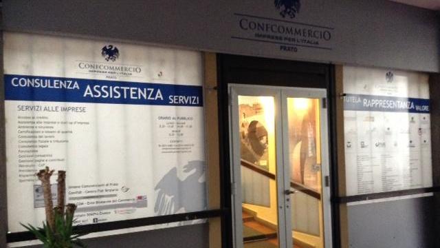 L'ultima sede dell'Unione commercianti in via del Ceppo Vecchio