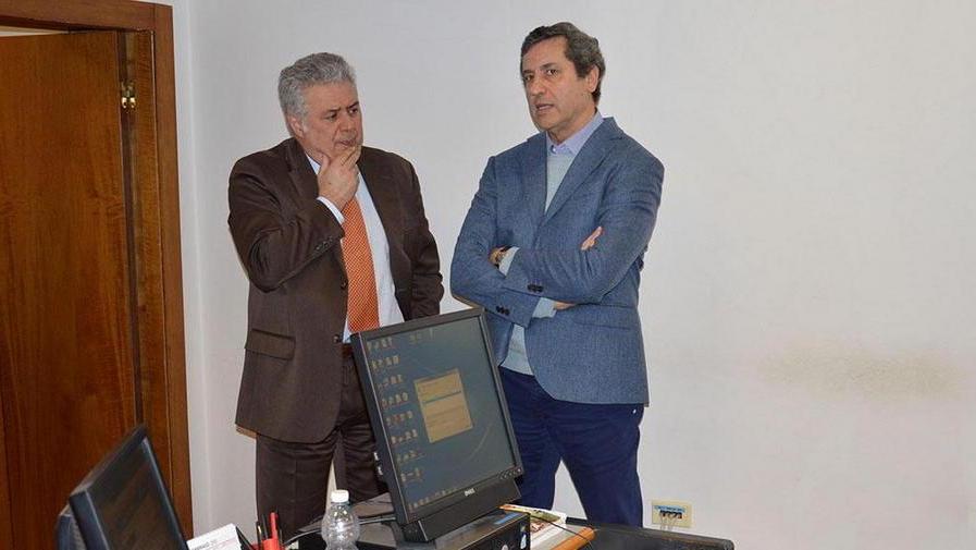 Il nuovo questore in visita alla redazione del Tirreno