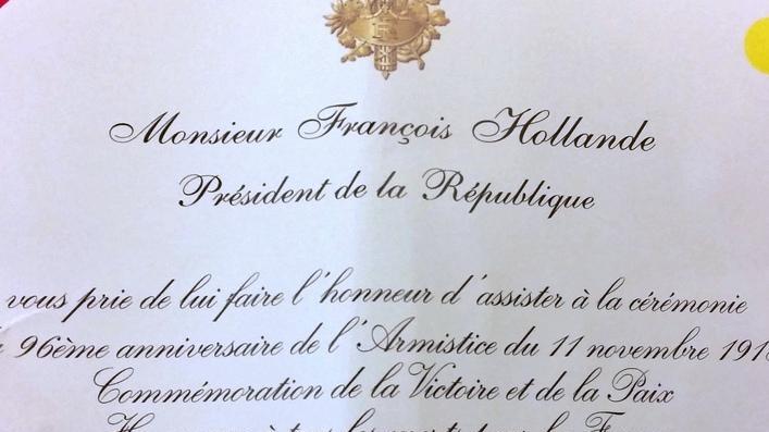 Il presidente Hollande invita Natale alle celebrazioni