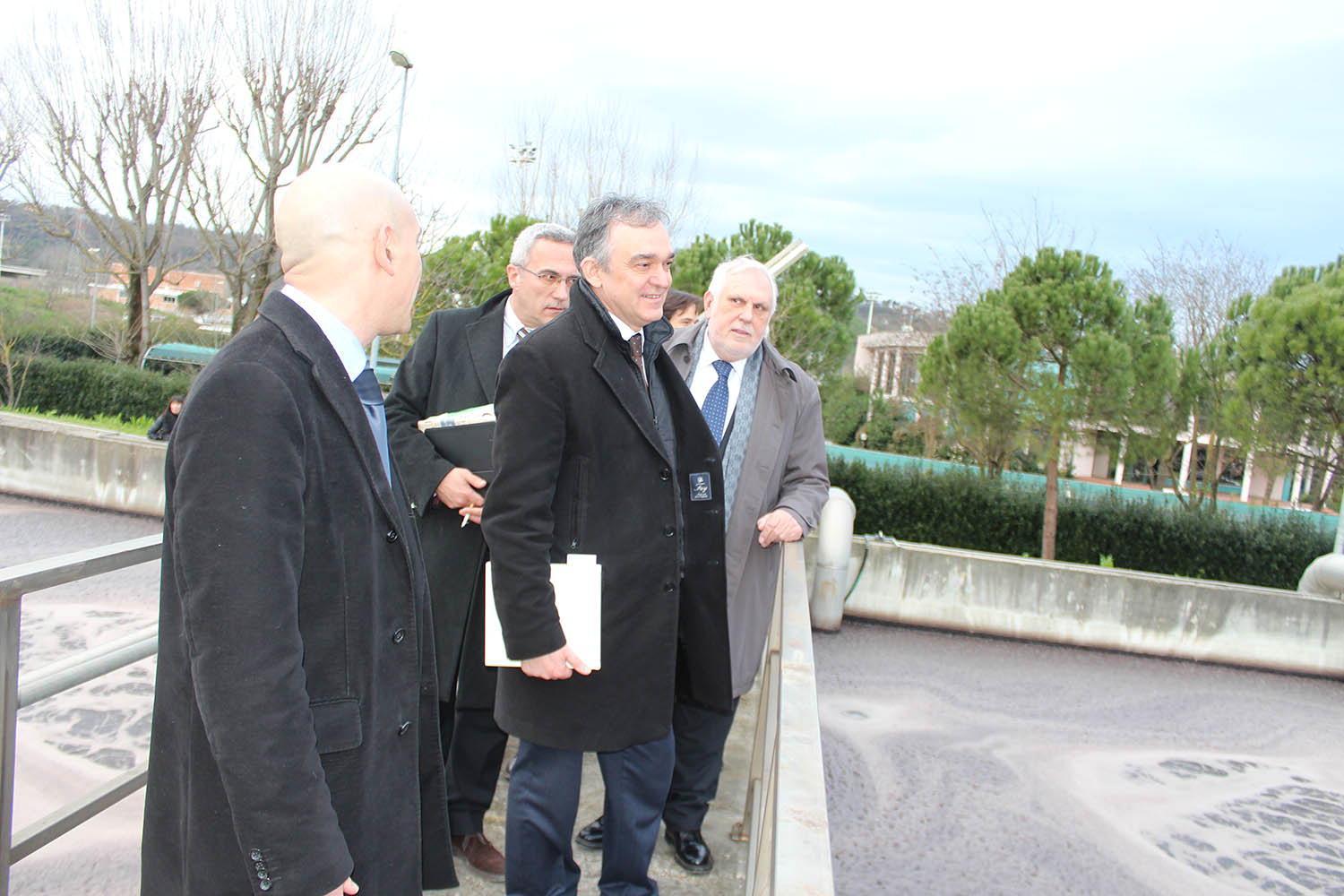 Enrico Rossi in una recente visita all'Aquarno
