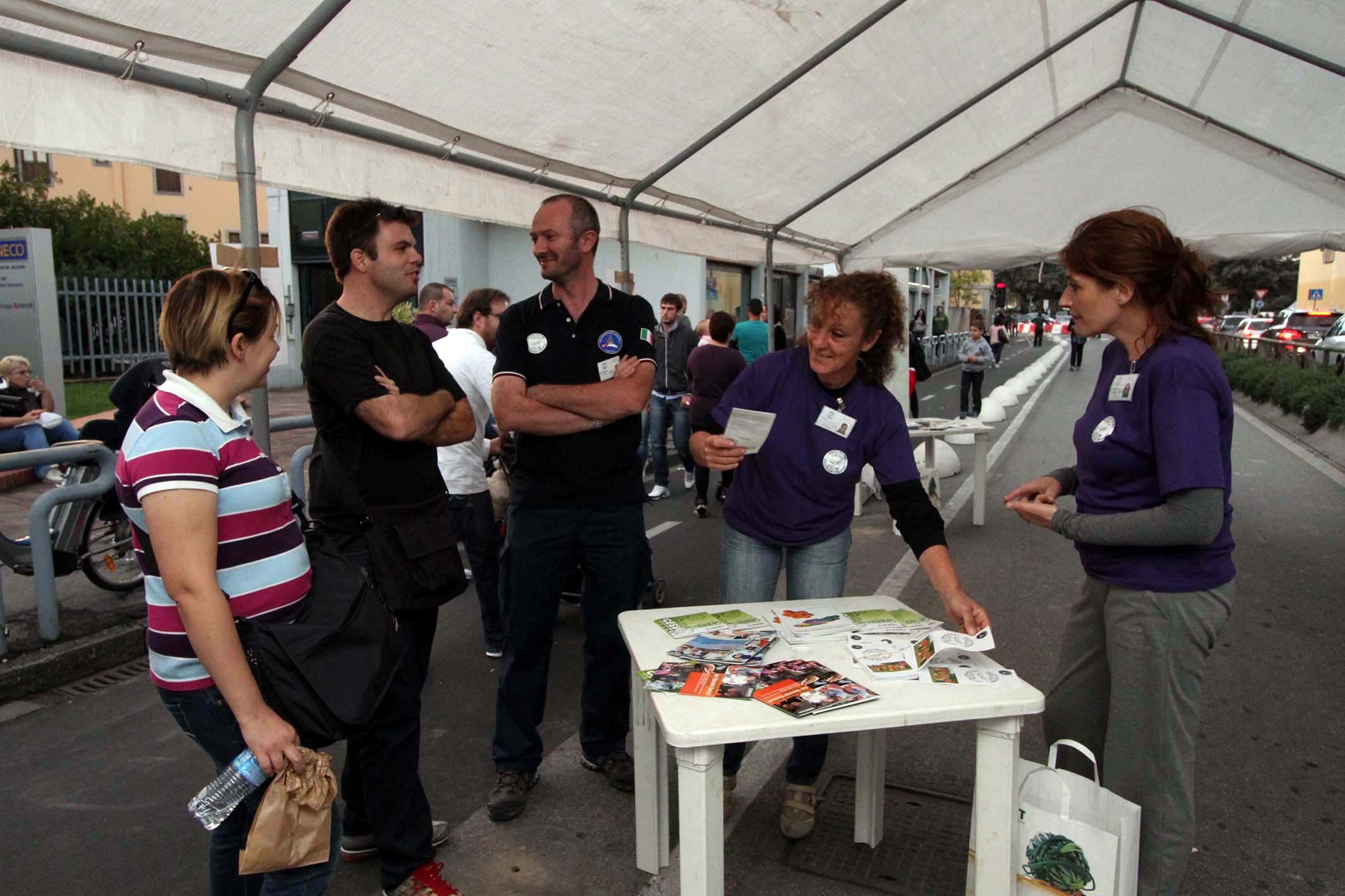 Lo stand del Cesvot durante Empolissima (foto agenzia Sestini)