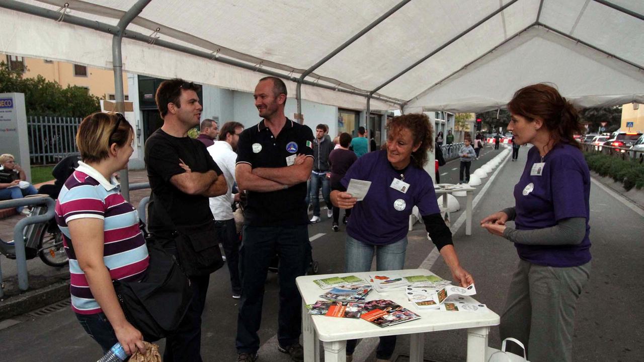 Lo stand del Cesvot durante Empolissima (foto agenzia Sestini)