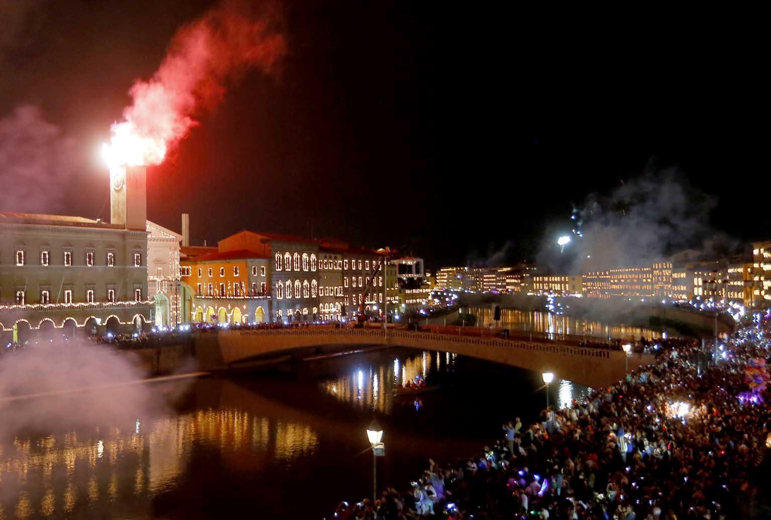 Una suggestiva immagine della scorsa edizione della Luminara