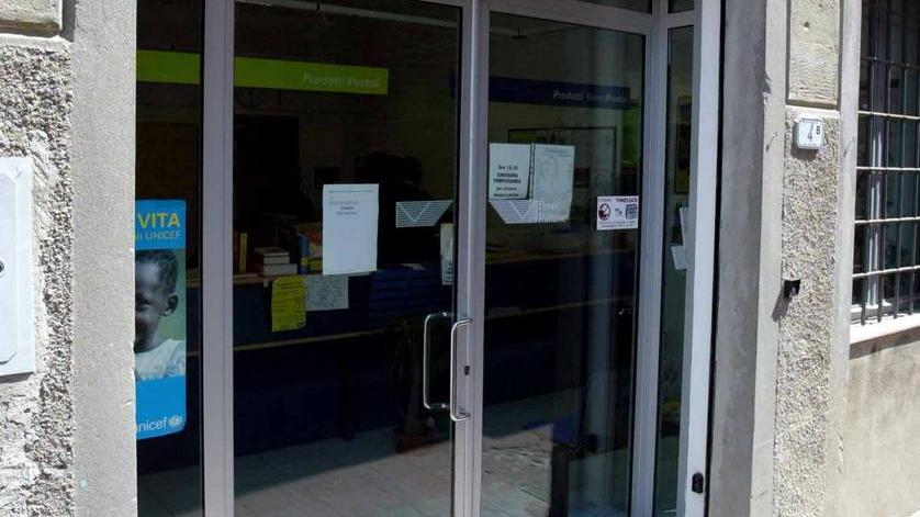 L’ufficio postale a Castelnuovo D’Elsa