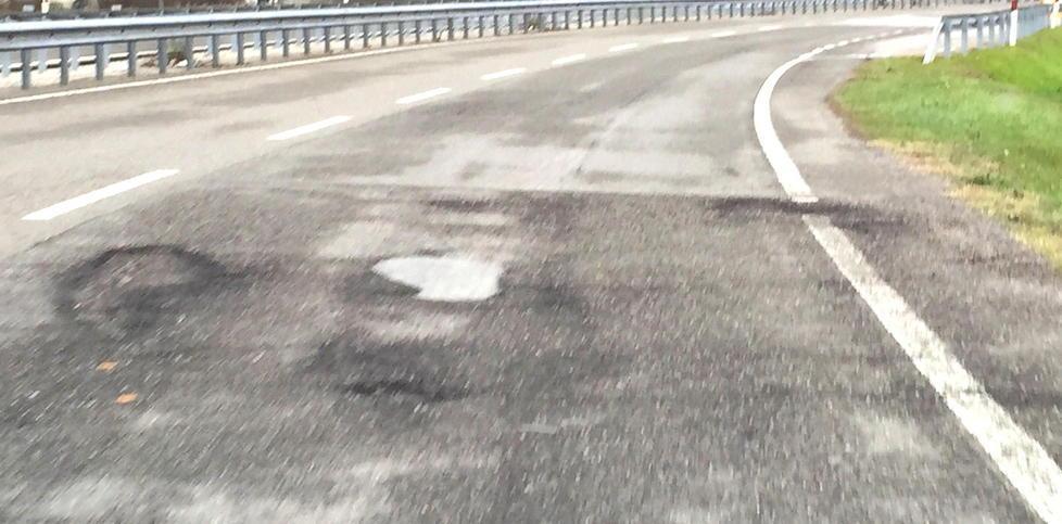 Strada di Patto, buche senza fine 