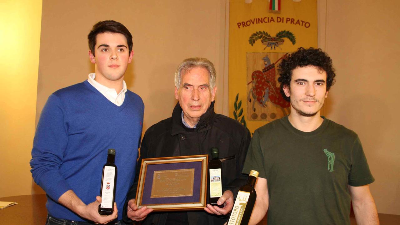 I tre vincitori del concorso Oleum Nostrum
