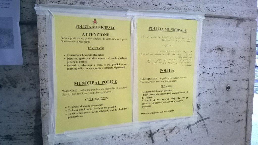 Prorogata ed estesa l'ordinanza antibivacco