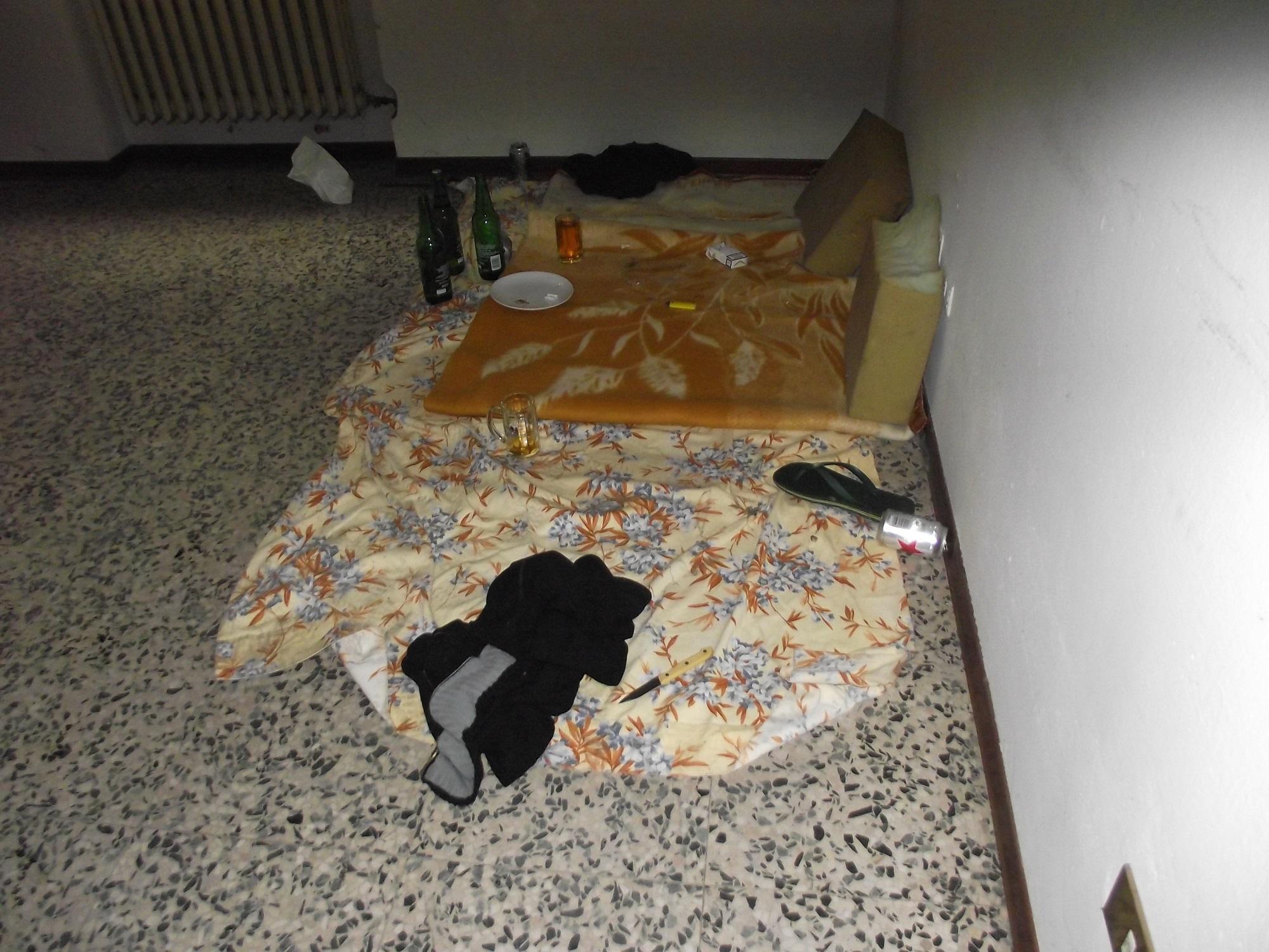 Dormitorio abusivo in centro storico