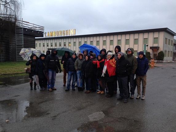 Il presidio dei lavoratori
